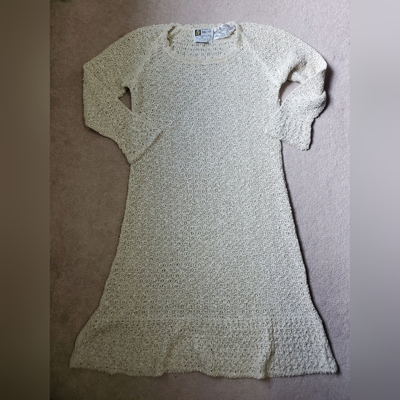 Pallas Ireland Linen Woven Dress L - Picture 2 of 4